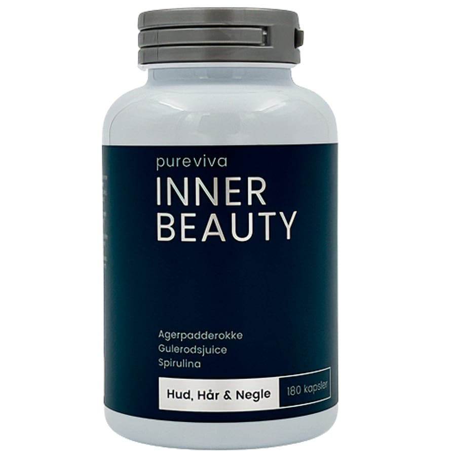 Pureviva Inner Beauty Hud, Hår og Negle 180 kaps.