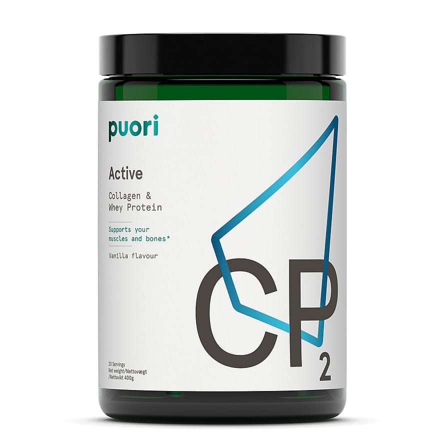 Puori CP2 Active Kollagen og Valleprotein Vanilla 400 g