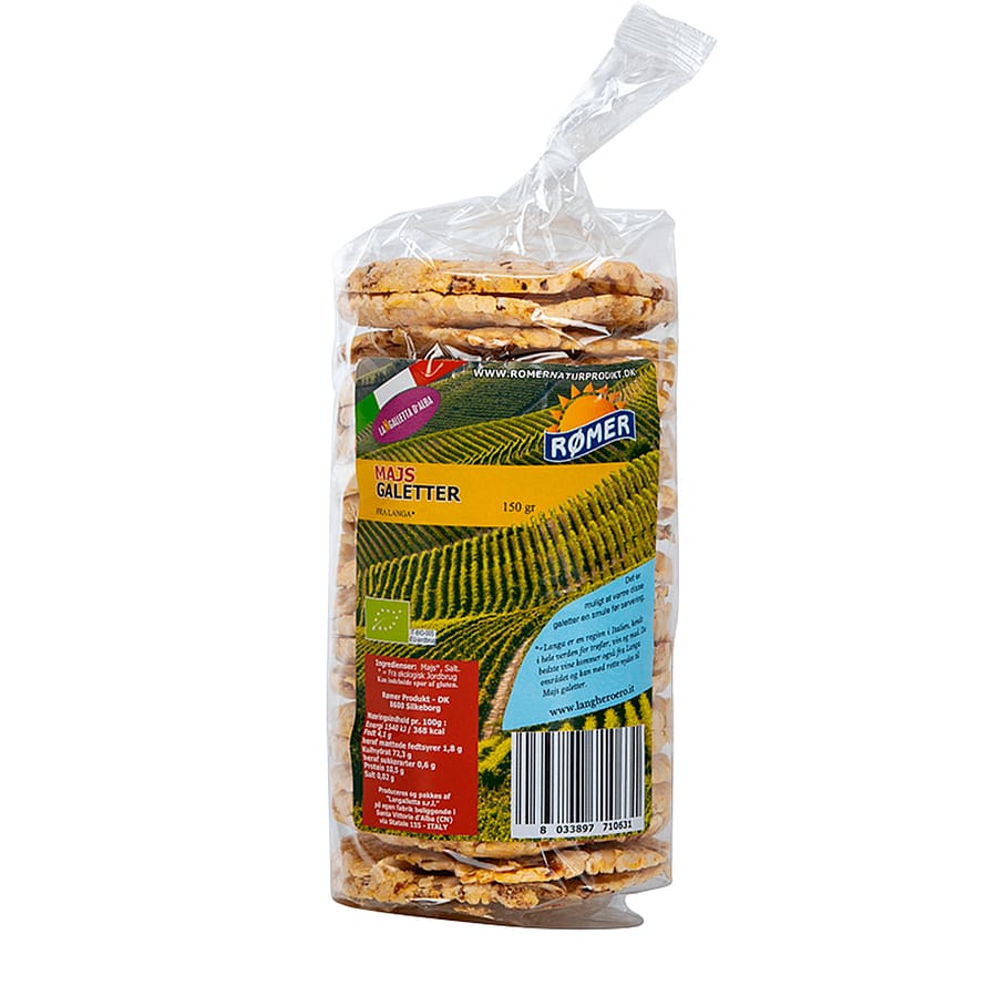 Rømer Majs Galetter Ø 150 g