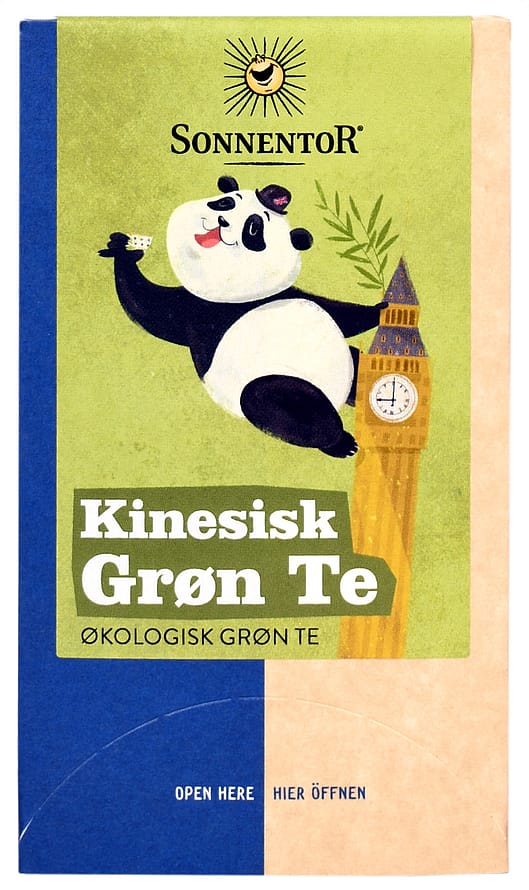 Sonnentor Kinesisk grøn te Ø 18 breve