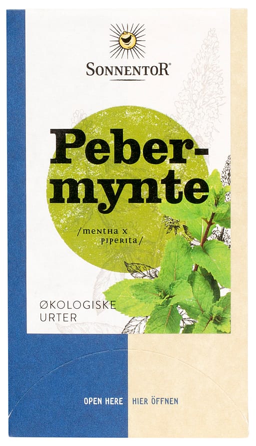 Sonnentor Pebermynte te Ø 18 breve