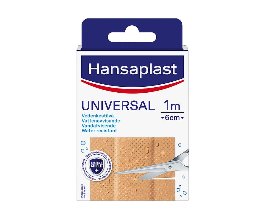 Hansaplast Universal Vandskyende Plaster 10x6 cm 10 stk