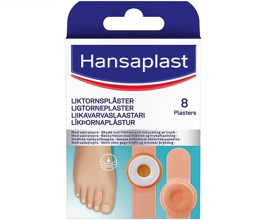 Hansaplast Ligtorneplaster 8 stk
