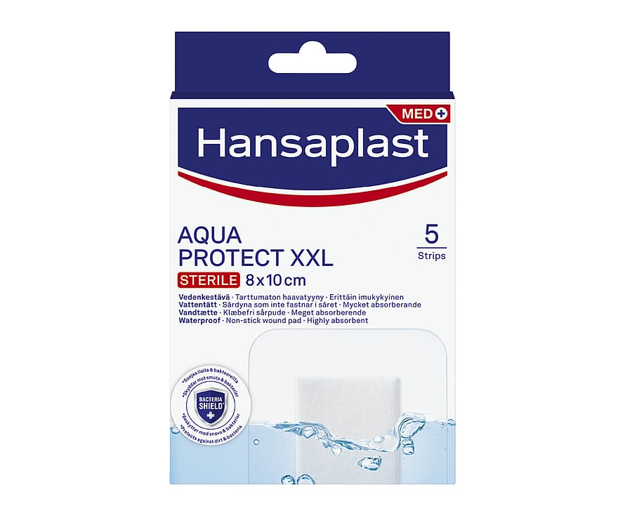 Hansaplast Aqua Protect XXL 8 x 10 cm 5 stk