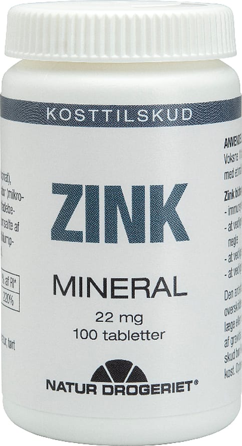 Natur Drogeriet Zink 22 mg 100 tabl.