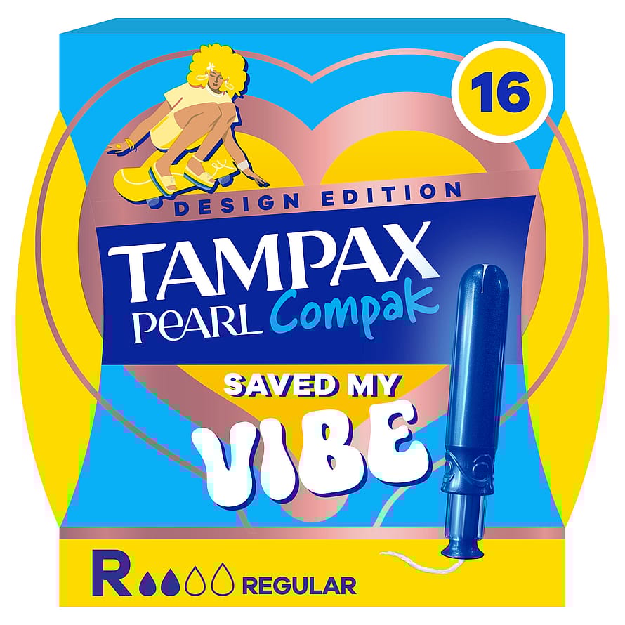 Tampax Compak Pearl Regular Tampon SP 16 pcs
