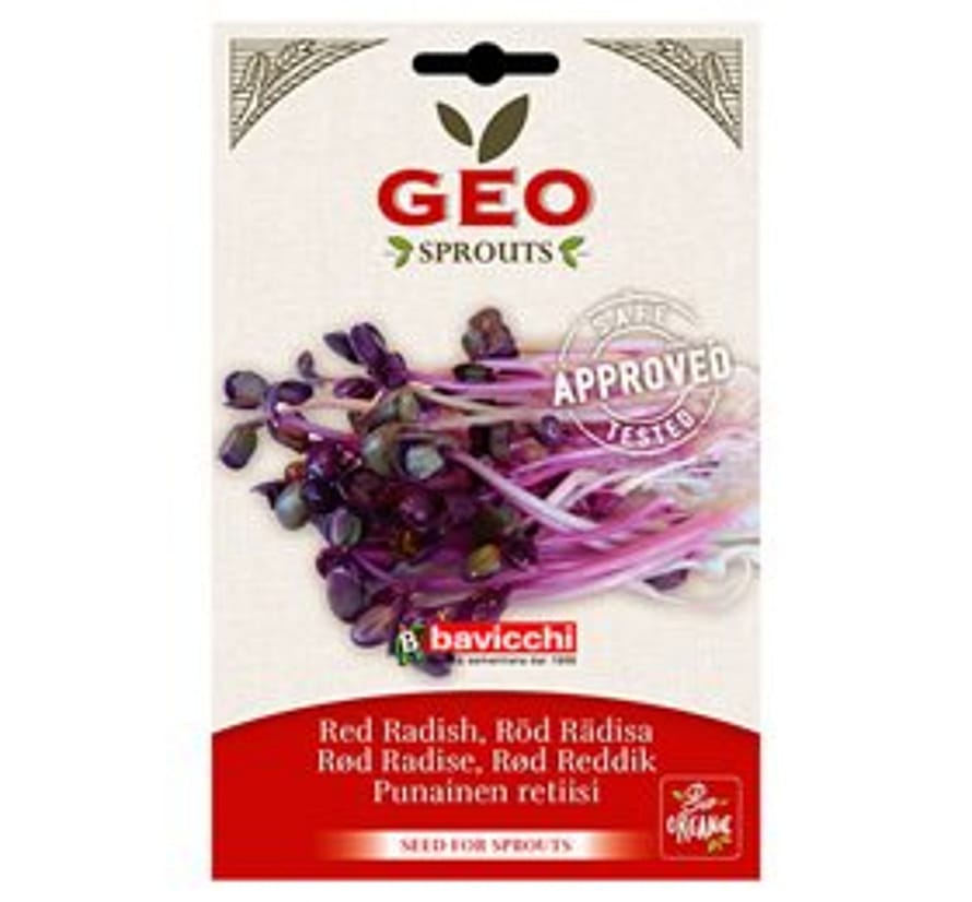 Biogan Radisefrø Rød til Spiring Ø 11 g