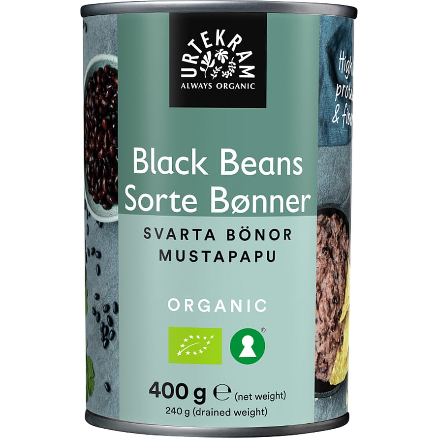 Urtekram Sorte bønner Ø 400 g