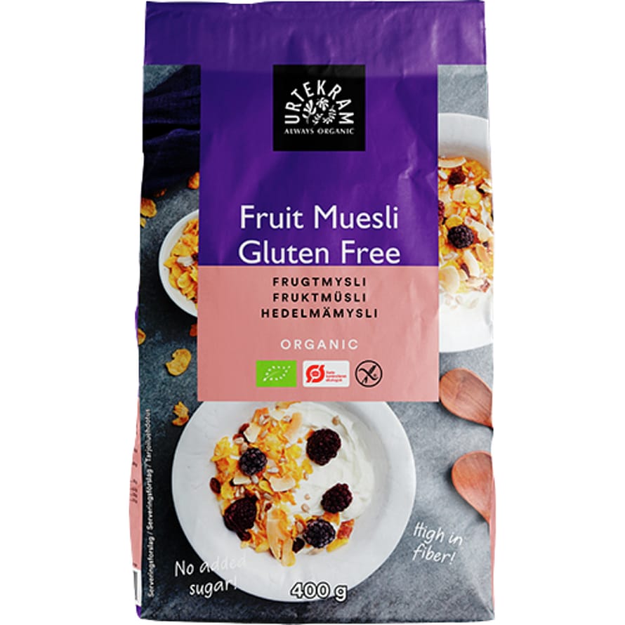 Urtekram Frugtmysli glutenfri Ø 400 g