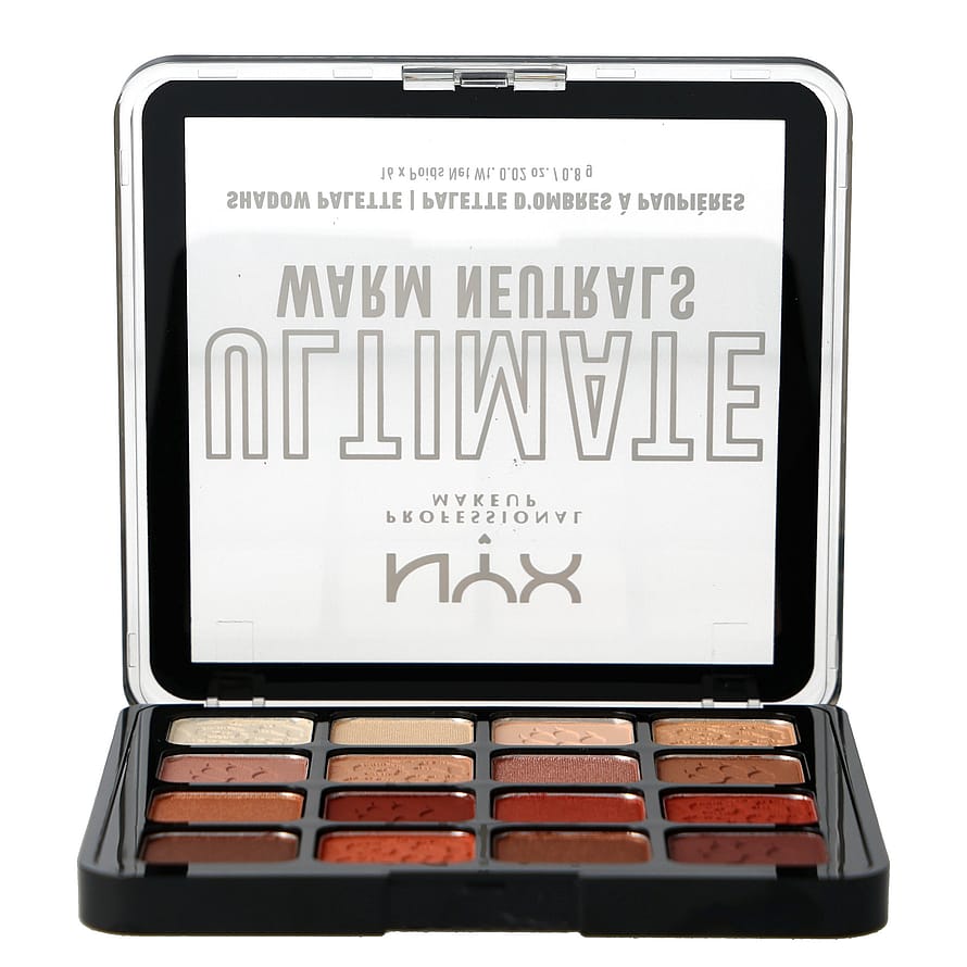 NYX PROFESSIONAL MAKEUP Ultimate Color Palette 16-pan 05W Warm Neutrals