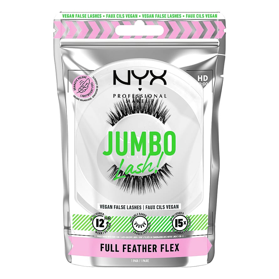 NYX PROFESSIONAL MAKEUP Jumbo Lash! Vegan False Lashes 7 Full Feather