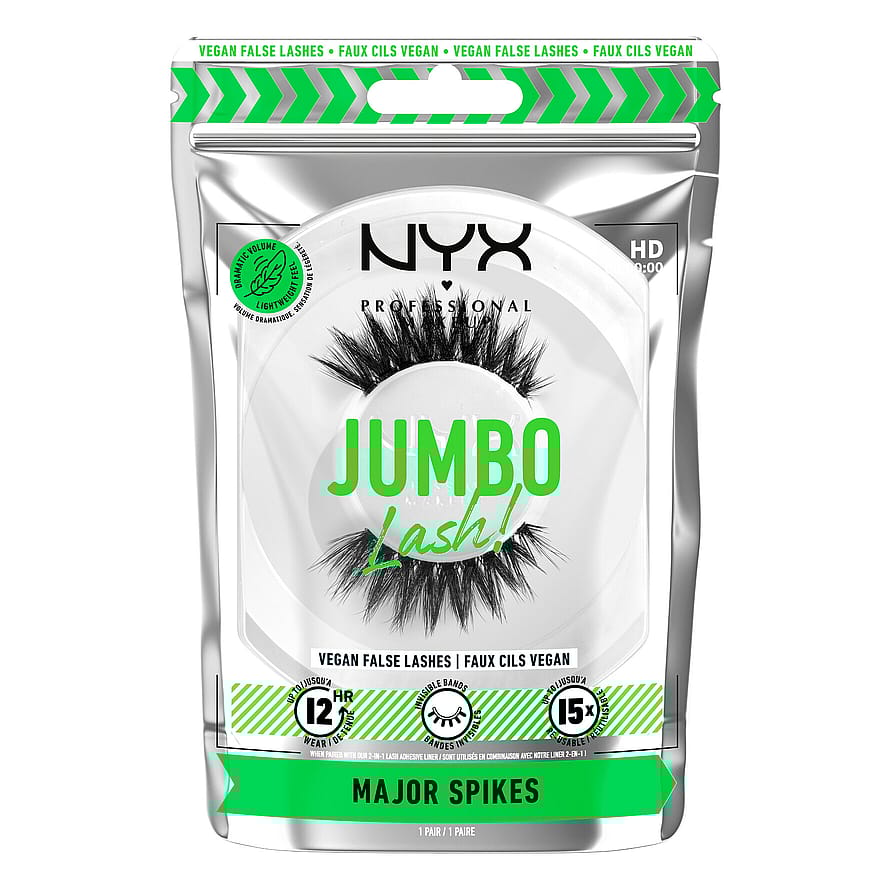 NYX PROFESSIONAL MAKEUP Jumbo Lash! Vegan False Lashes 9 Major Spikes