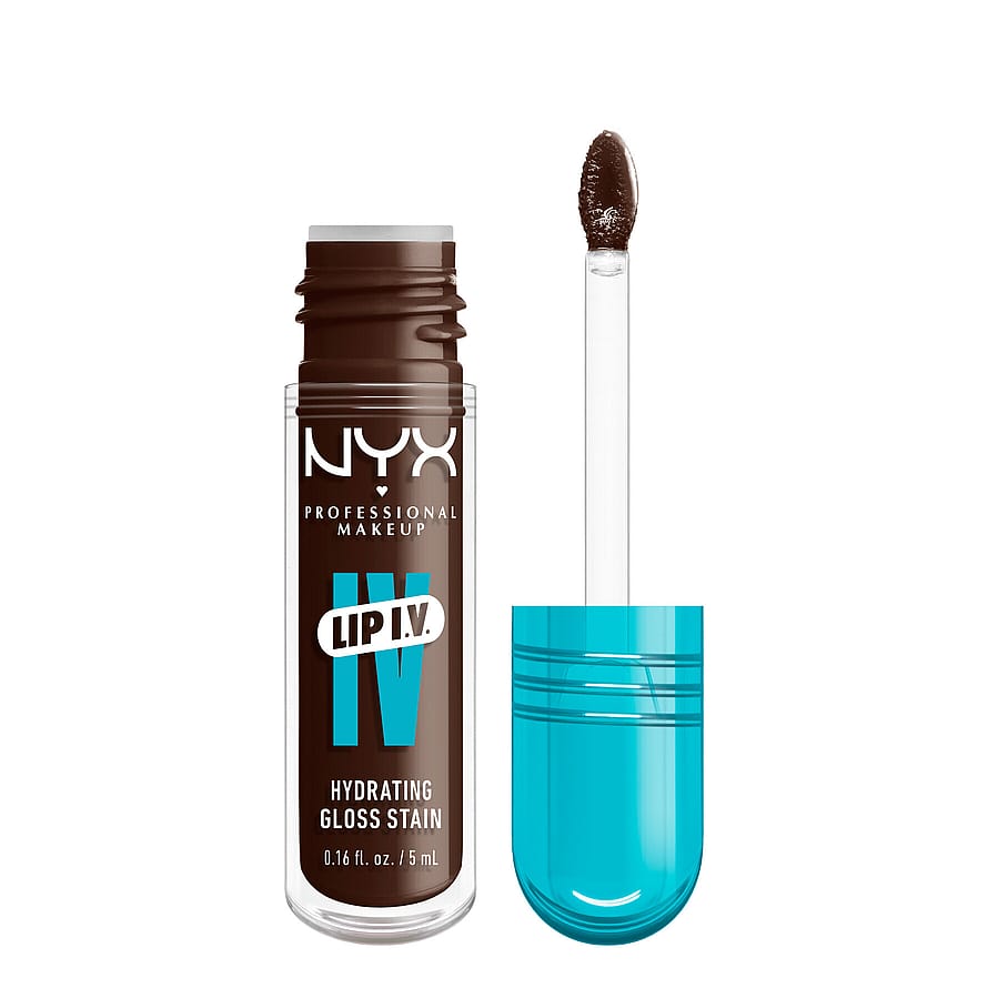 NYX PROFESSIONAL MAKEUP Lip I.V. Hydrating Gloss Stain 06 Espresso Soak