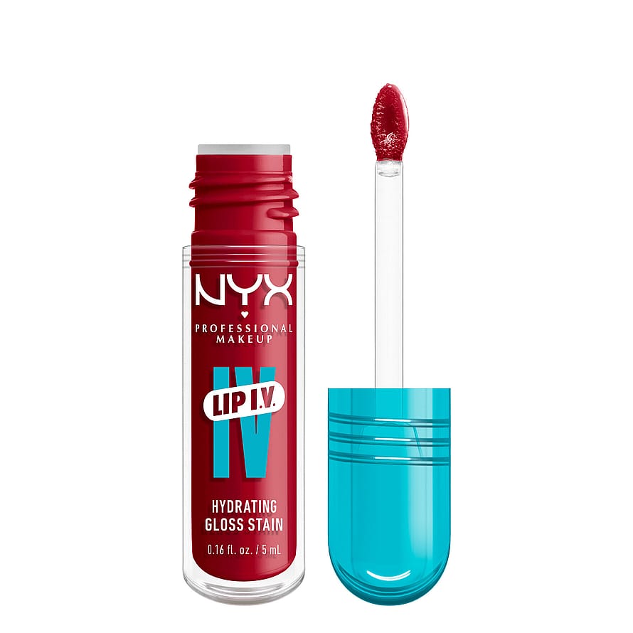 NYX PROFESSIONAL MAKEUP Lip I.V. Hydrating Gloss Stain 11 Redy-Y.Set. Wet!