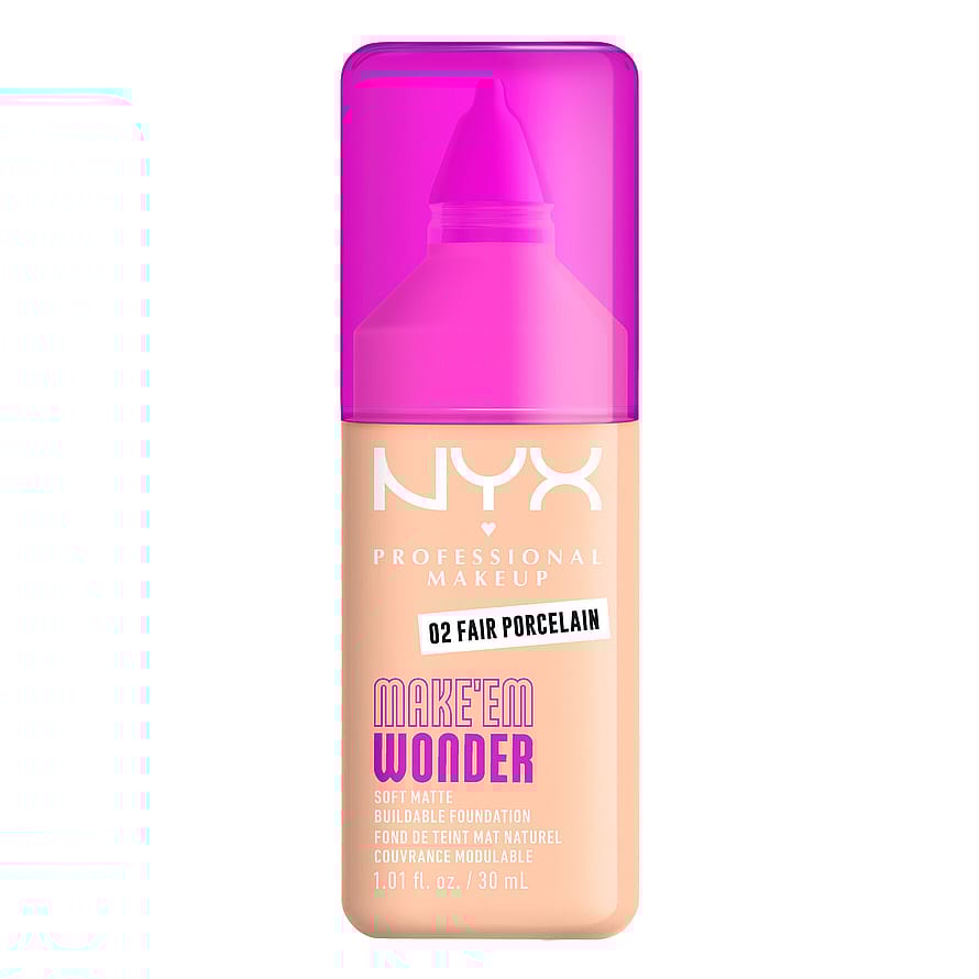 NYX PROFESSIONAL MAKEUP NPMU Make Em Wonder Foundation 01 Pale