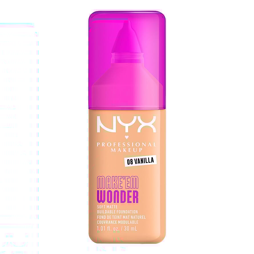 NYX PROFESSIONAL MAKEUP NPMU Make Em Wonder Foundation 08 Vanilla