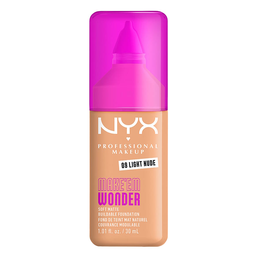 NYX PROFESSIONAL MAKEUP Make Em Wonder Foundation 09 Light Nude