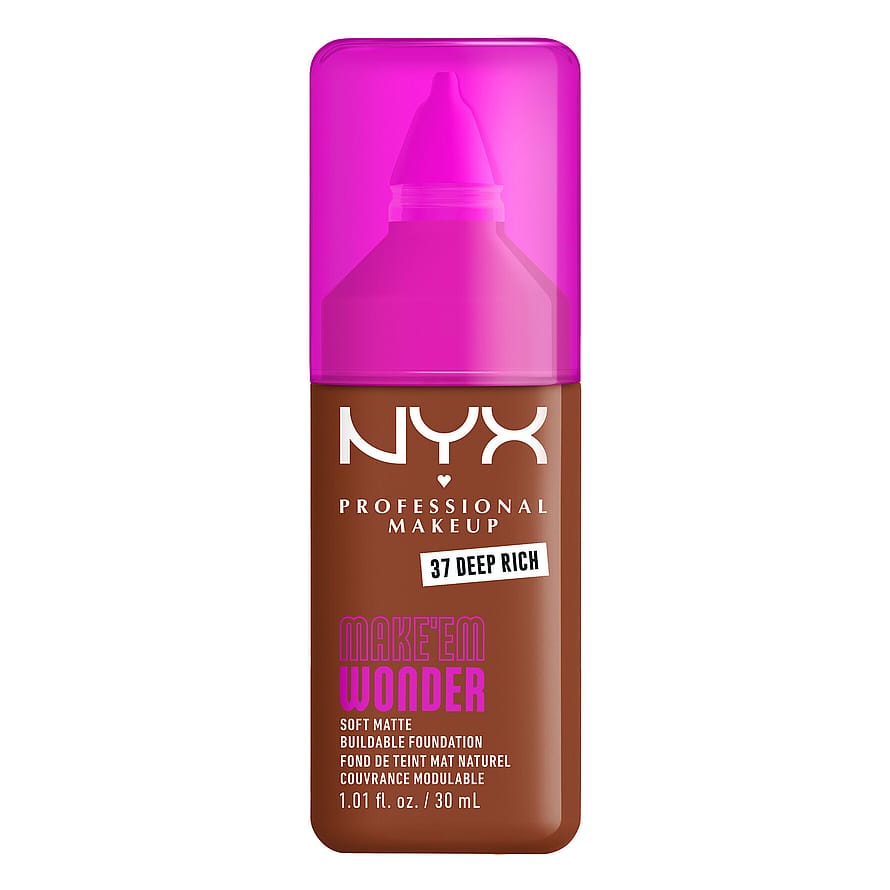 NYX PROFESSIONAL MAKEUP NPMU Make Em Wonder Foundation 37 Deep Rich