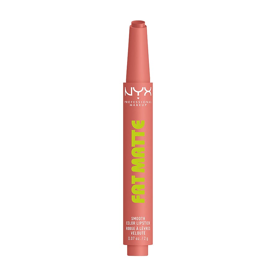 NYX PROFESSIONAL MAKEUP Fat Matte Slick Click Læbepomade 02 Cashemere Cutie