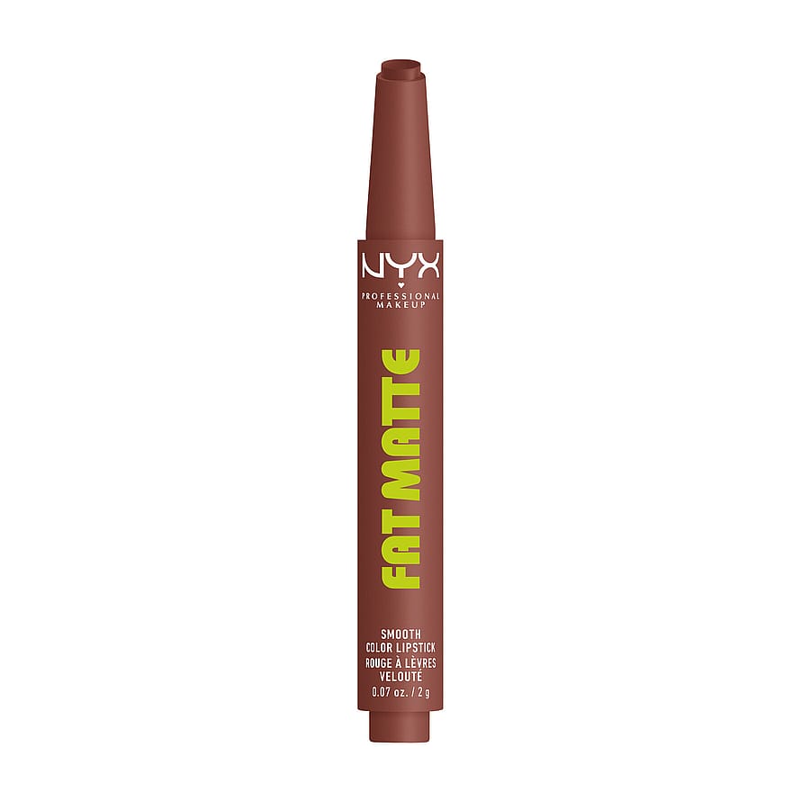 NYX PROFESSIONAL MAKEUP Fat Matte Slick Click Læbepomade 08 Toasty Taupe