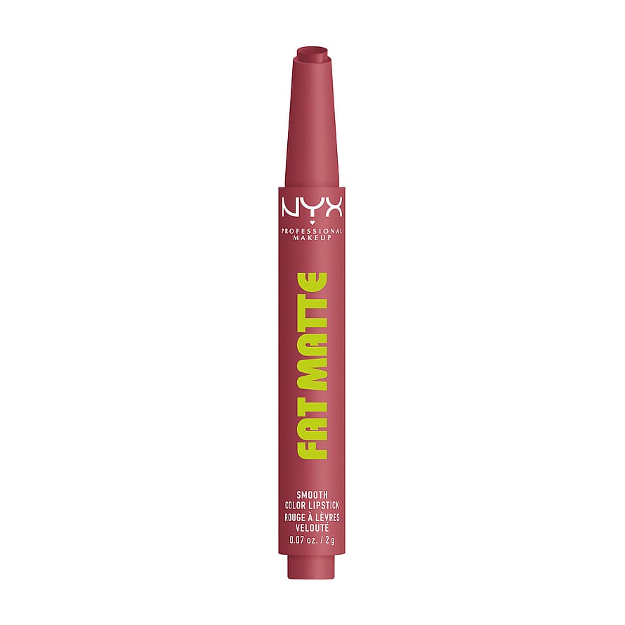 NYX PROFESSIONAL MAKEUP Fat Matte Slick Click Læbepomade 12 Blush Blanket