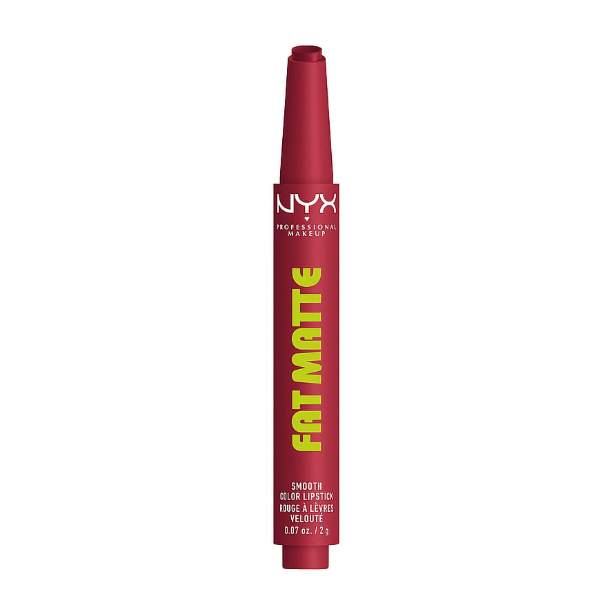 NYX PROFESSIONAL MAKEUP Fat Matte Slick Click Læbepomade 16 Plushin' Plum