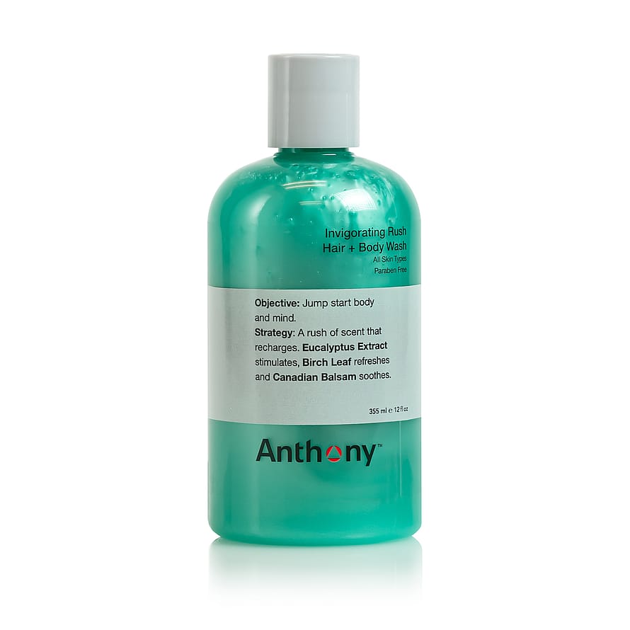 Anthony Logistics Invigorating Rush Hair + Body Wash 355 ml