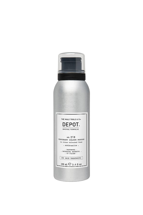 DEPOT Temporary Colour Mousse - Anthracite 100 ml