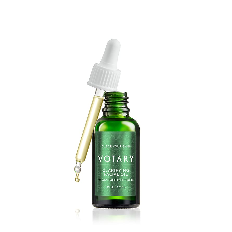 Votary Clarifying Facial Oil Clary Sage and Peach