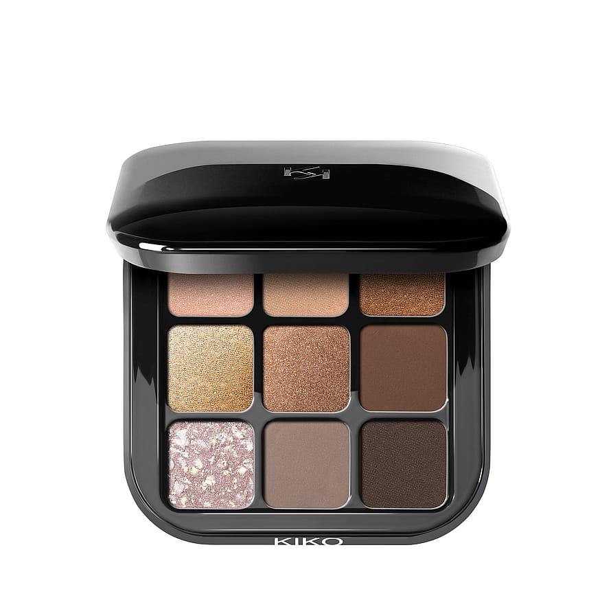 Kiko Milano Glamour Multi Finish Eye Shadow Palette 01 Earth Tones