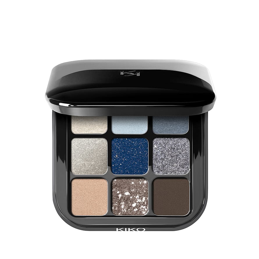 Kiko Milano Glamour Multi Finish Eye Shadow Palette 05 Blue Variations