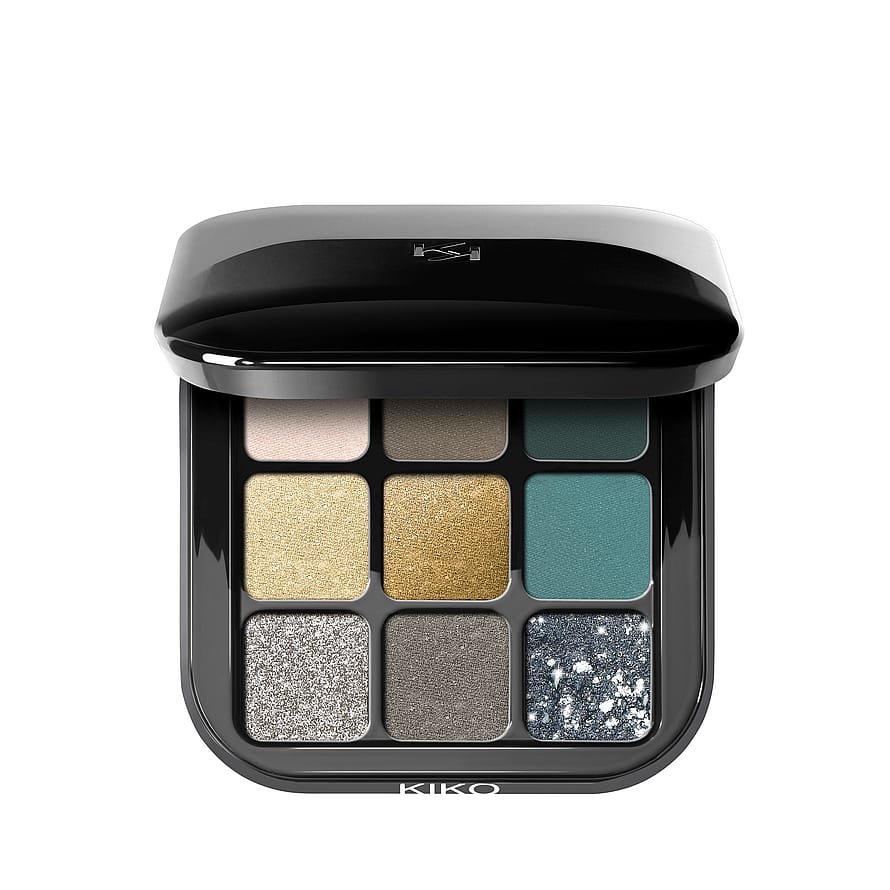 Kiko Milano Glamour Multi Finish Eyeshadow Palette 06 Green Vibes