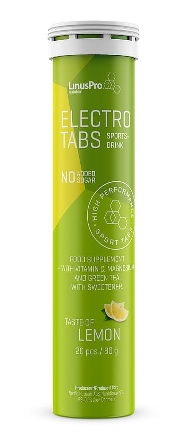 LinusPro Nutrition Elektrolyt Tabs Lemon/Lime 20 tabs