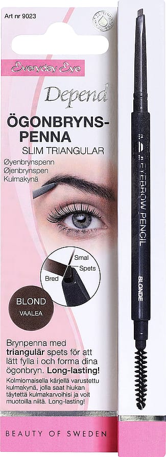 Depend Øjenbrynspen Slim Triangular Blonde