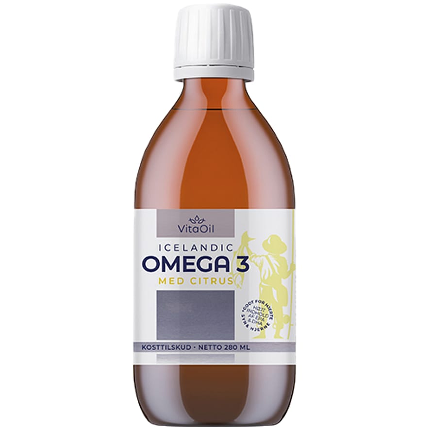 VitaOil Flydende Fiskeolie M. Citrus & Omega 3 240 ml
