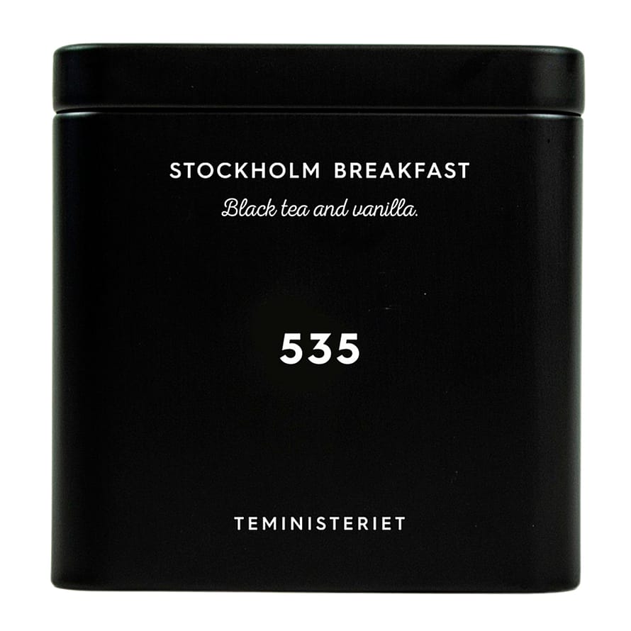 Teministeriet Signature Tea Tin 535 Black Stockholm Breakfast 100 g