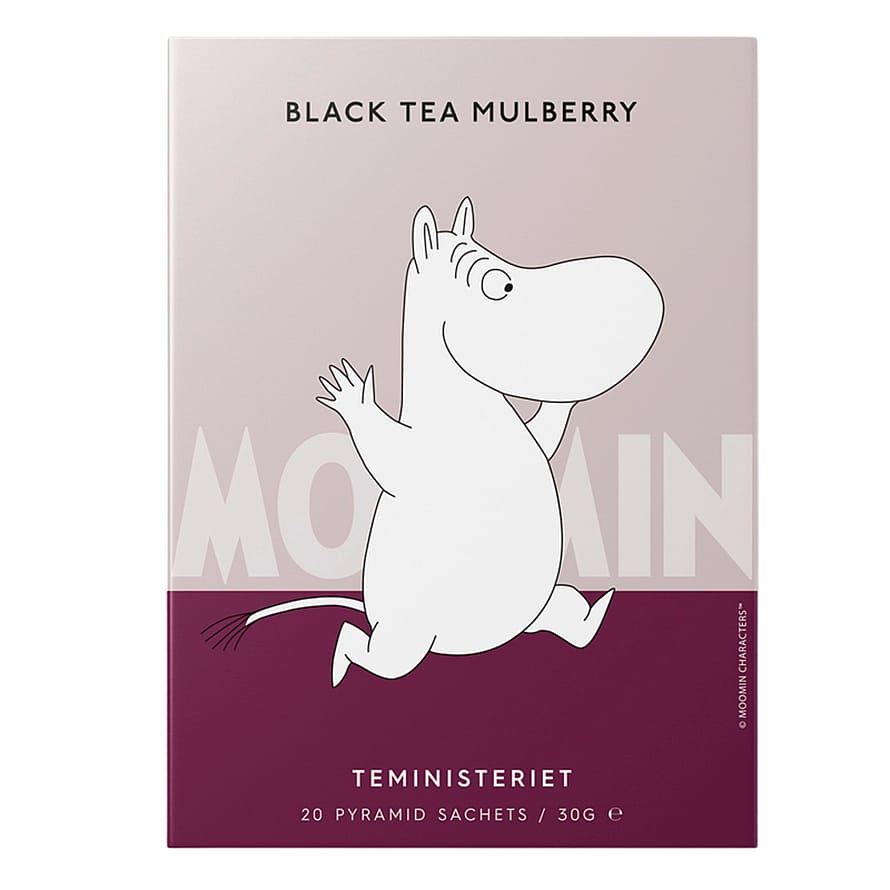 Teministeriet Moomin Tea 20 breve Black Tea Mulberry
