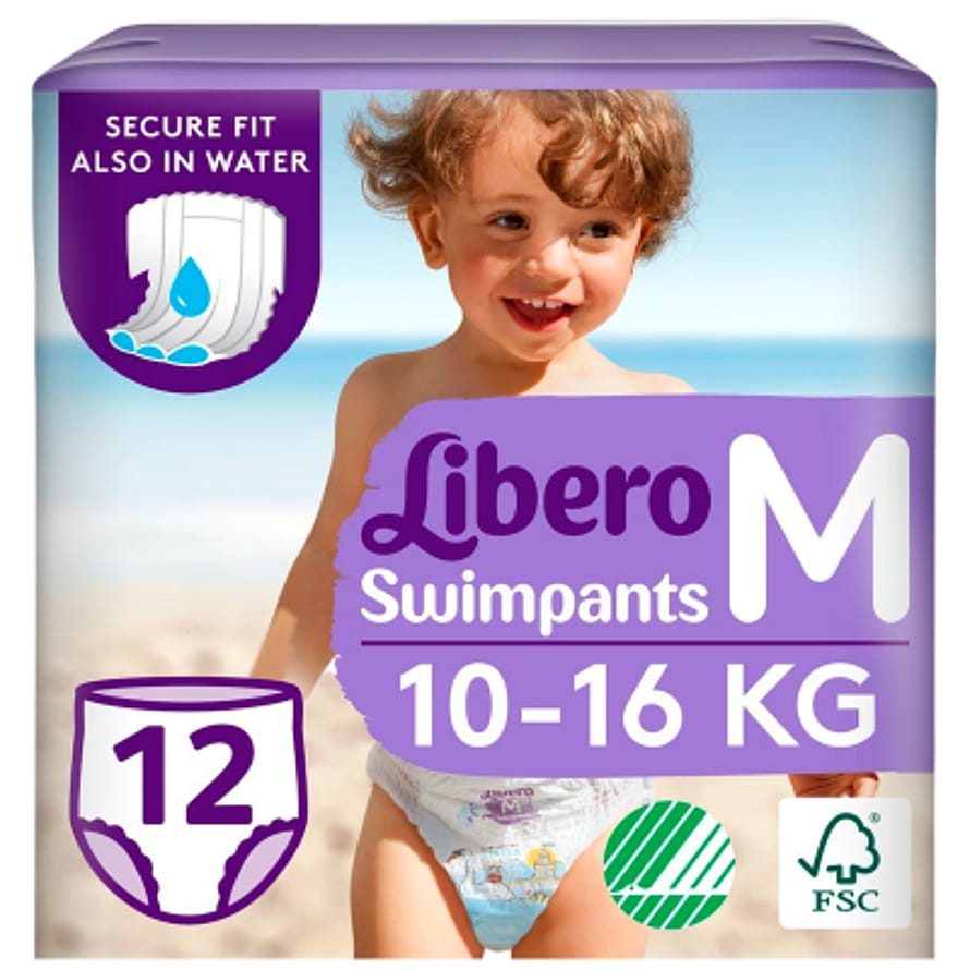 Libero Svømmeble Str. M, 10-16 kg, 12 stk.