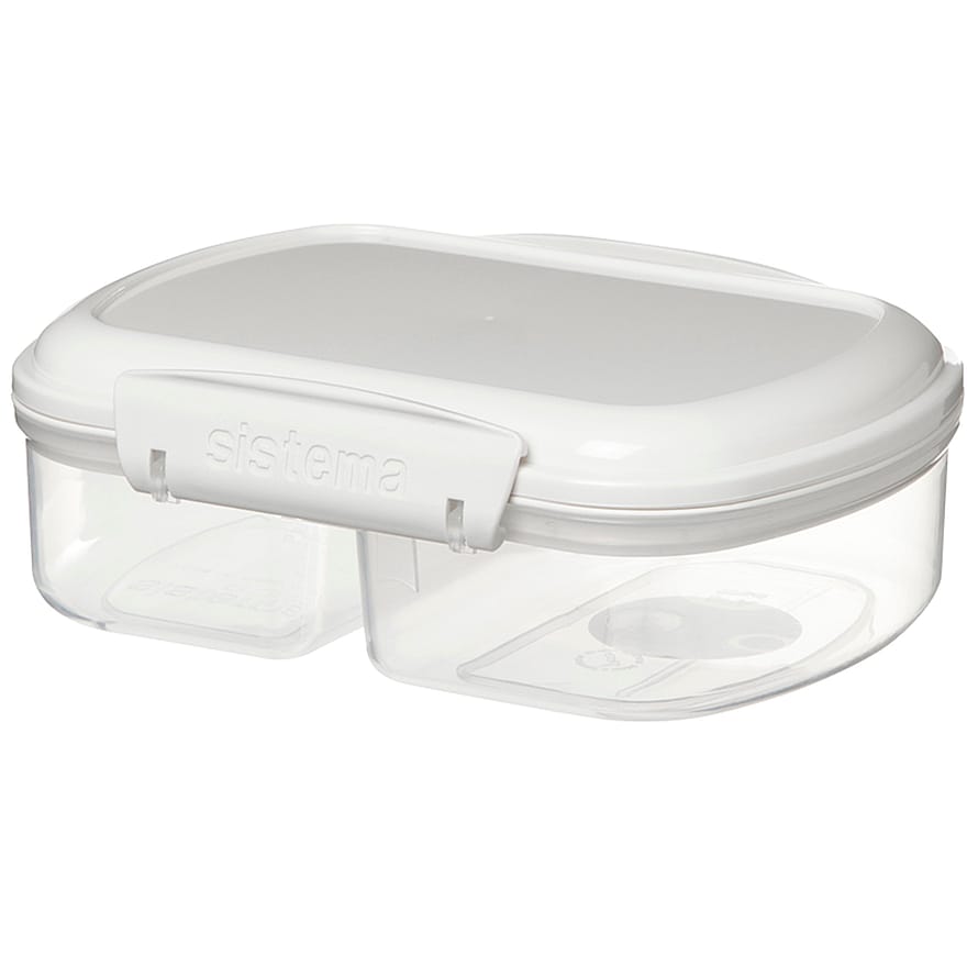 Sistema Opbevaringsboks Split Bakery Hvid 630 ml