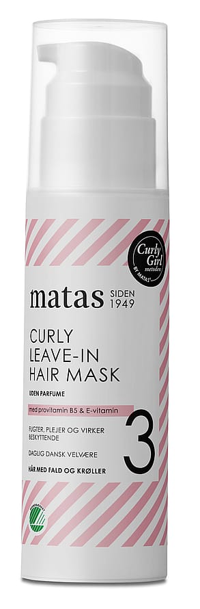 Matas Striber Curly Leave-In Hair Mask Uden Parfume 150 ml