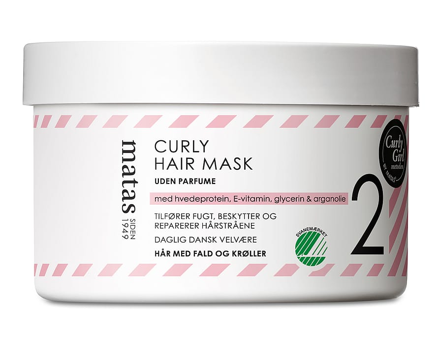 Matas Striber Curly Protein Hair Mask Uden Parfume 250 ml