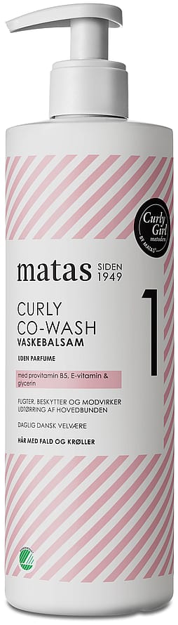 Matas Striber Curly Co-Wash Vaskebalsam Uden Parfume 500 ml