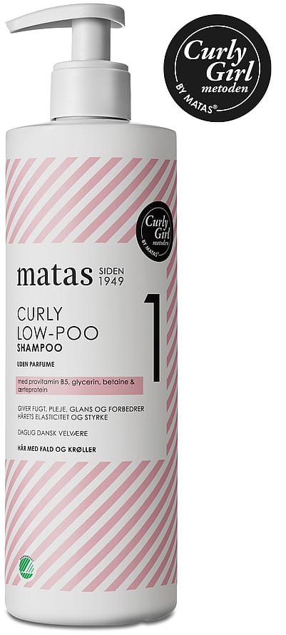 Matas Striber Curly Low-Poo Shampoo Uden Parfume 500 ml