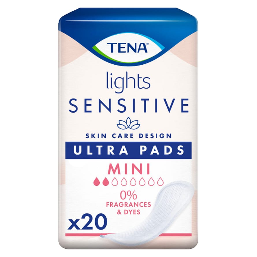 Tena Sensitive Lights Inkontinensbind Mini