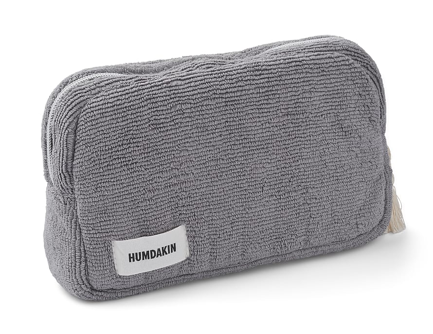HUMDAKIN Terry Toilettaske Stone 22x14x7 cm