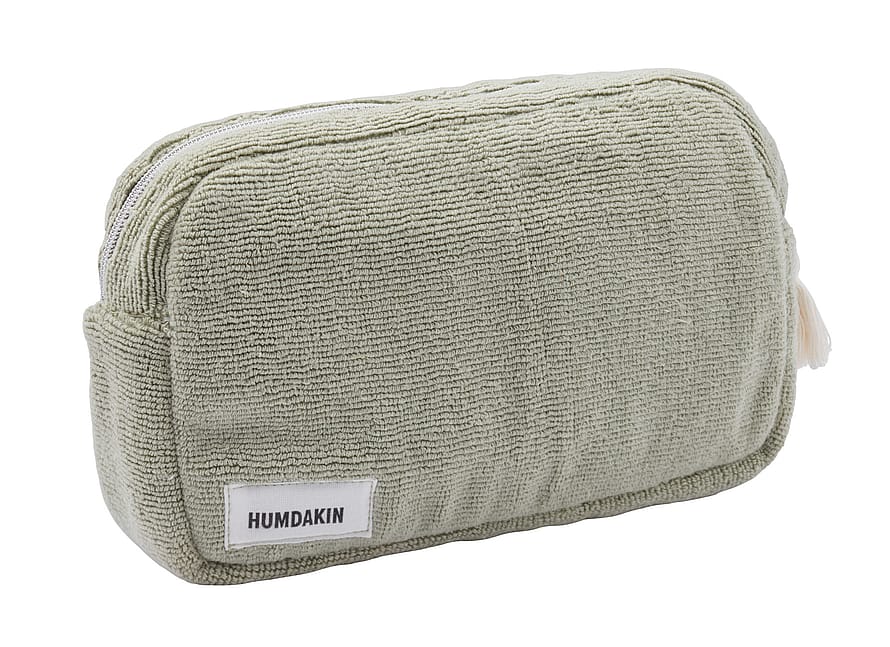 HUMDAKIN Terry Toilettaske Green Tea 22x14x7 cm