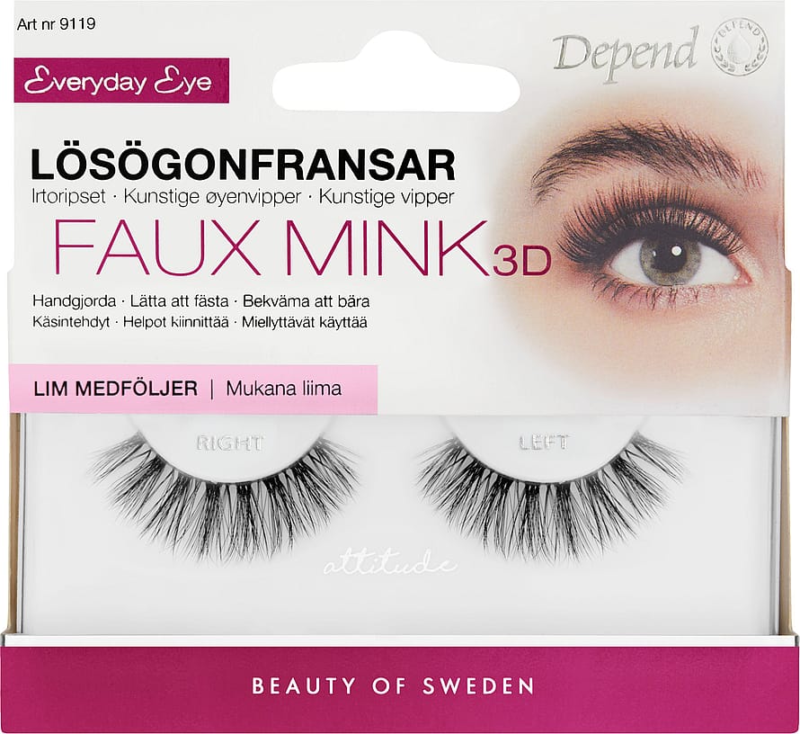 Depend Kunstige vipper Attitude