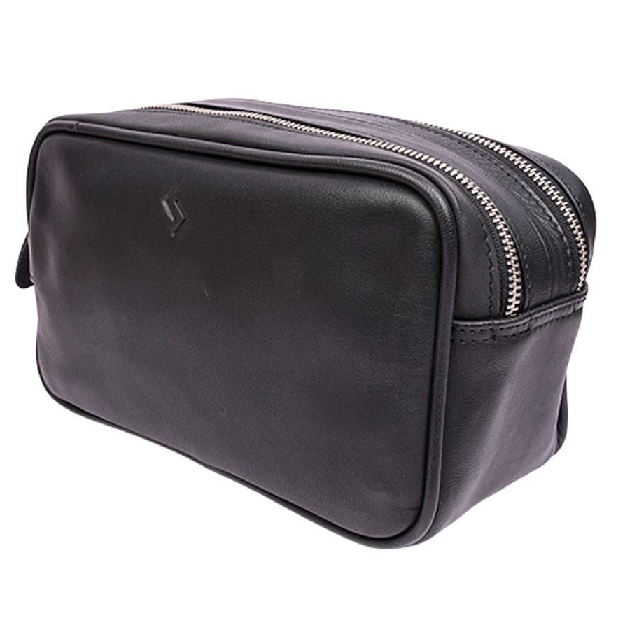 Njord Toilet Bag Goat Skin Black