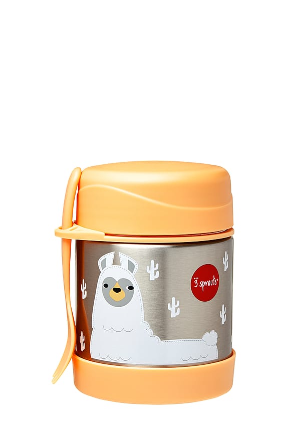 3 Sprouts Termo Madbeholder I Rustfri Stål Lama Lama