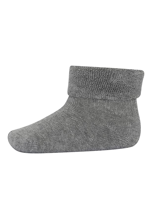 MPkids Bomulds Baby Strømpe Grey Melange (491) 22/24
